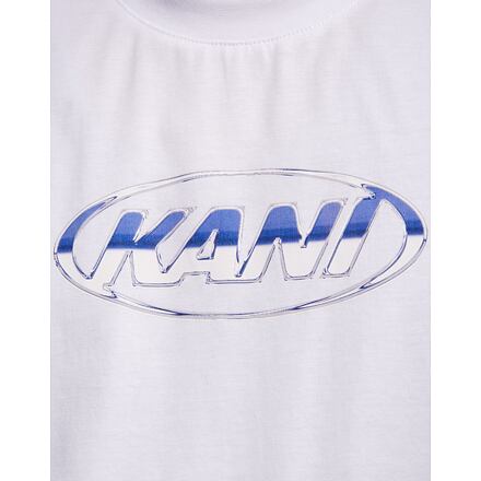 T-shirt Karl Kani Karl Kani Woven Signature Chrome Logo Crop Tee Hvid | KK-60300356, 1