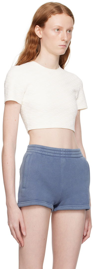 Crop top Alexander Wang Cropped T-Shirt Hvid | 4KC3231056, 1