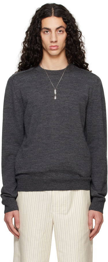 Sweater Maison Margiela Maison Margiela Elbow Patch Sweater Grå | S50HL0041 M13098, 0