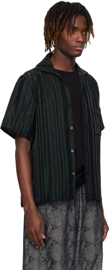 Skjorte Needles NEEDLES Italian Collar Shirt Sort | QV126, 4