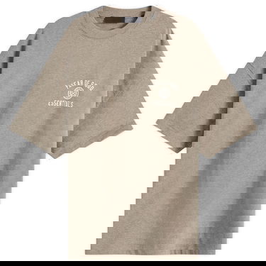 T-shirt Fear of God Fear of God Essentials Crest Logo T-Shirt Size Large Brun | 125HO244191F, 0