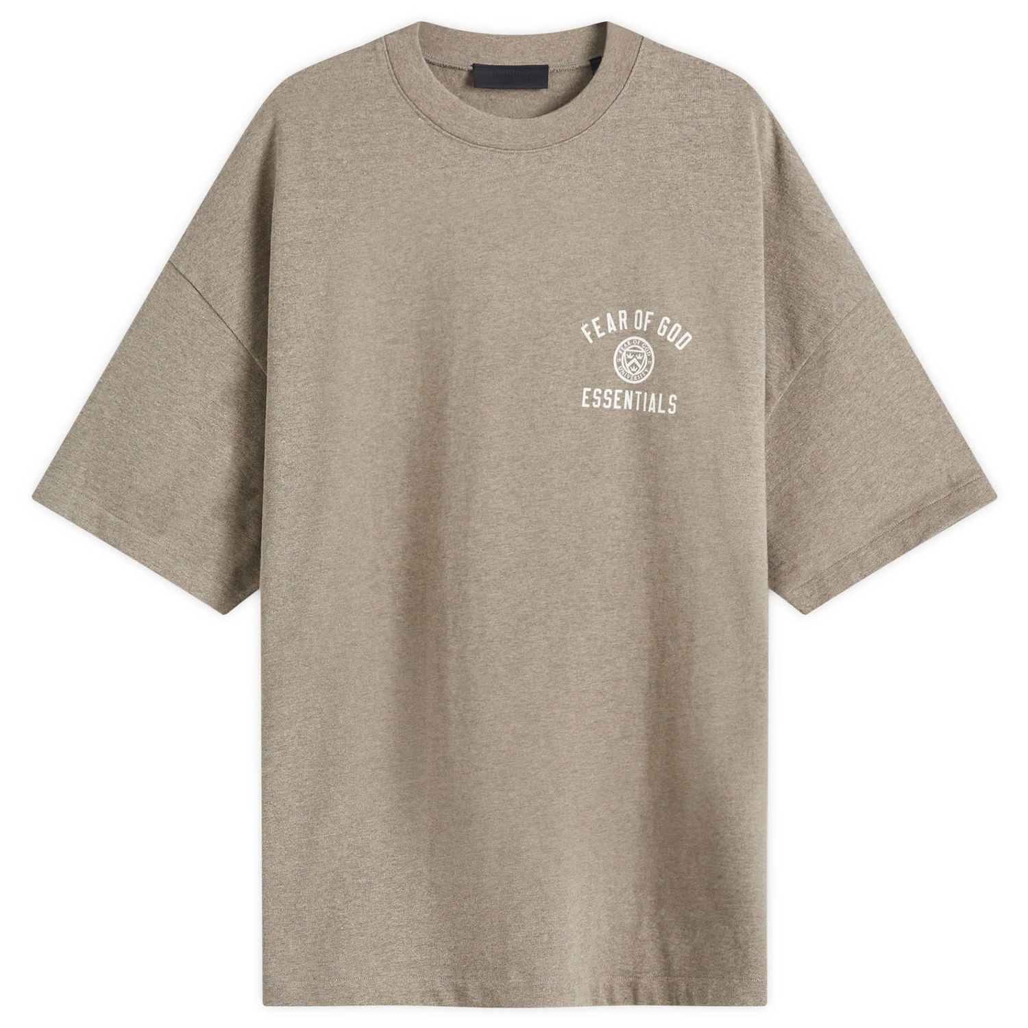T-shirt Fear of God Fear of God Essentials Crest Logo T-Shirt Size Large Brun | 125HO244191F, 0