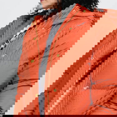 Puffer jakke Urban Classics Hooded Puffer Jacket Orange | TB1756 orange, 2