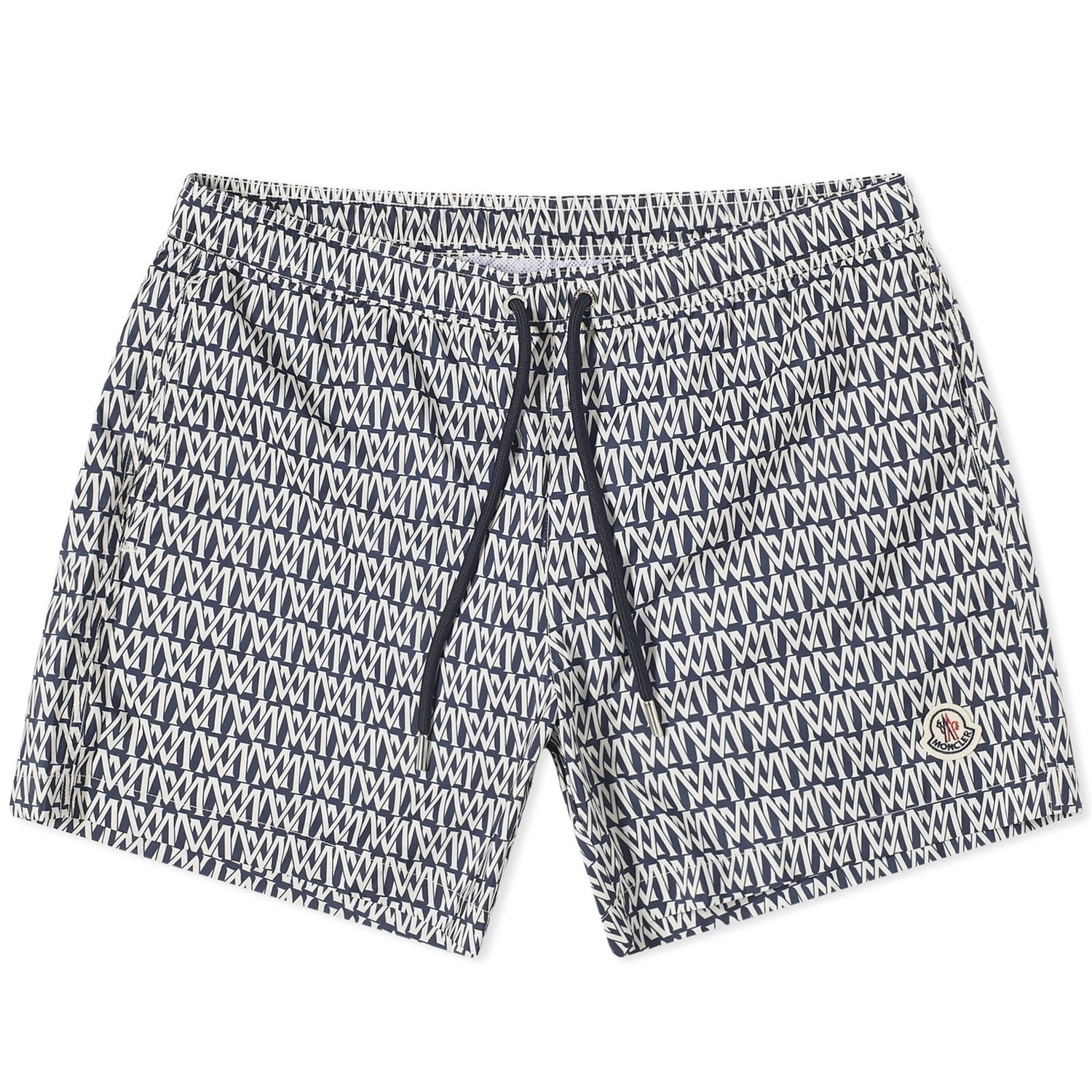 Badetøj Moncler Men's Monogram Swim Short Navy Mørkeblå | 2C000-01-597DA-S70, 0