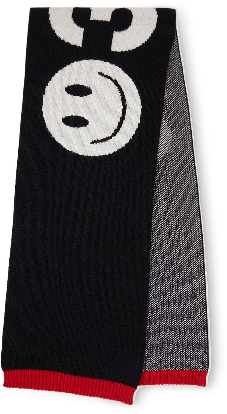 Tørklæde 032C Exclusive Knit Scarf Sort | SP21-A-4000 KNIT, 1