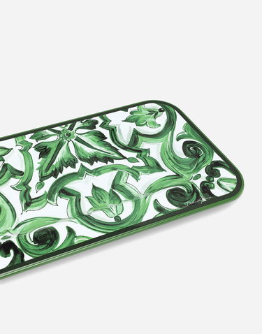 Home decor Dolce & Gabbana Dolce & Gabbana Small Rectangular Decorative Tray Grøn | TC0017TCA69UV001, 3