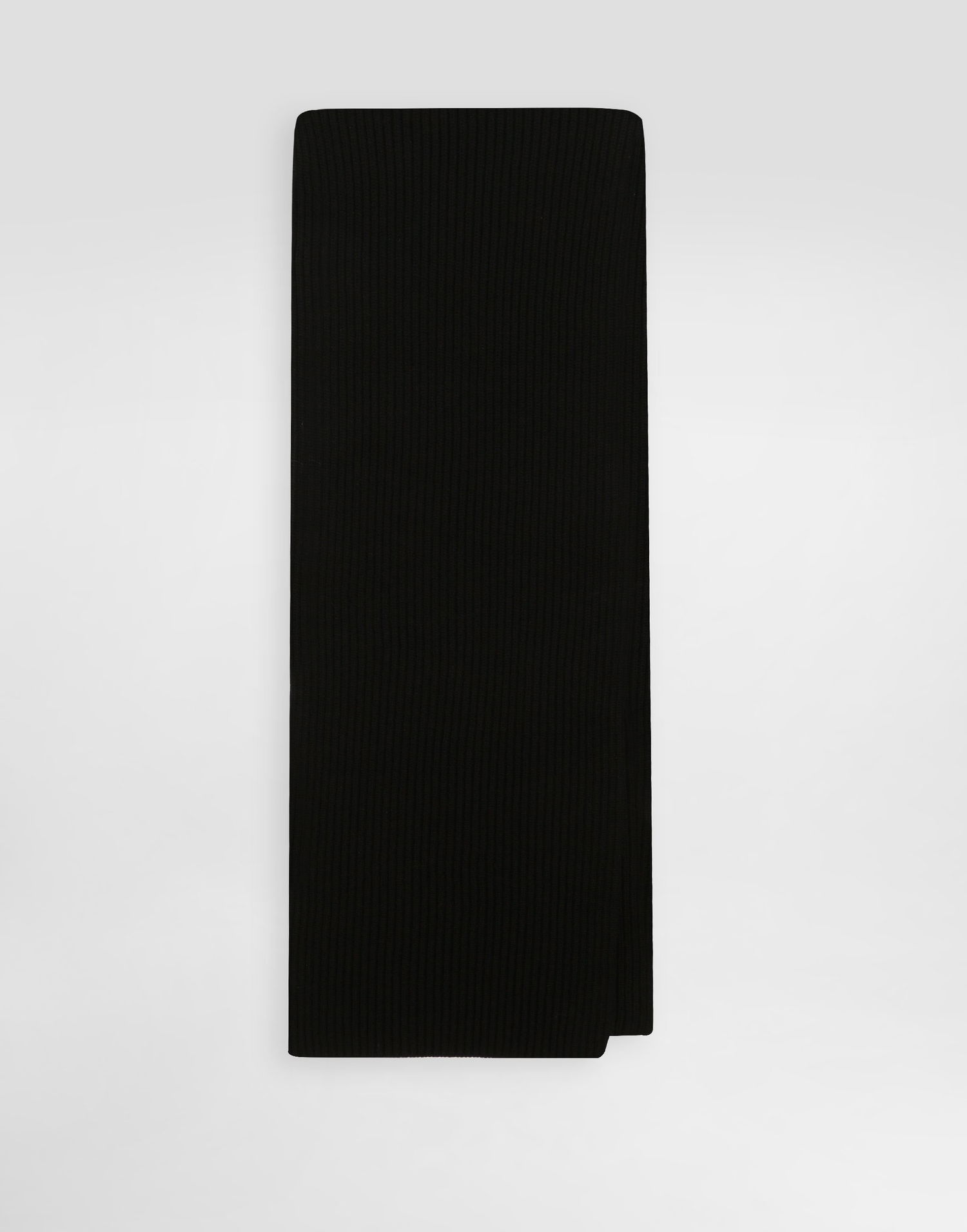 Tørklæde Dolce & Gabbana Dolce & Gabbana Wool and Cashmere Knit Scarf Sort | FXR19TJGME5N0000, 0