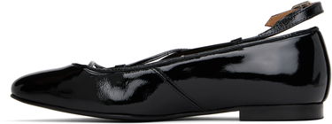 Sneakers og sko A.P.C. Lace-Up Ballerina Flats Sort | PXCAI-F53309, 2