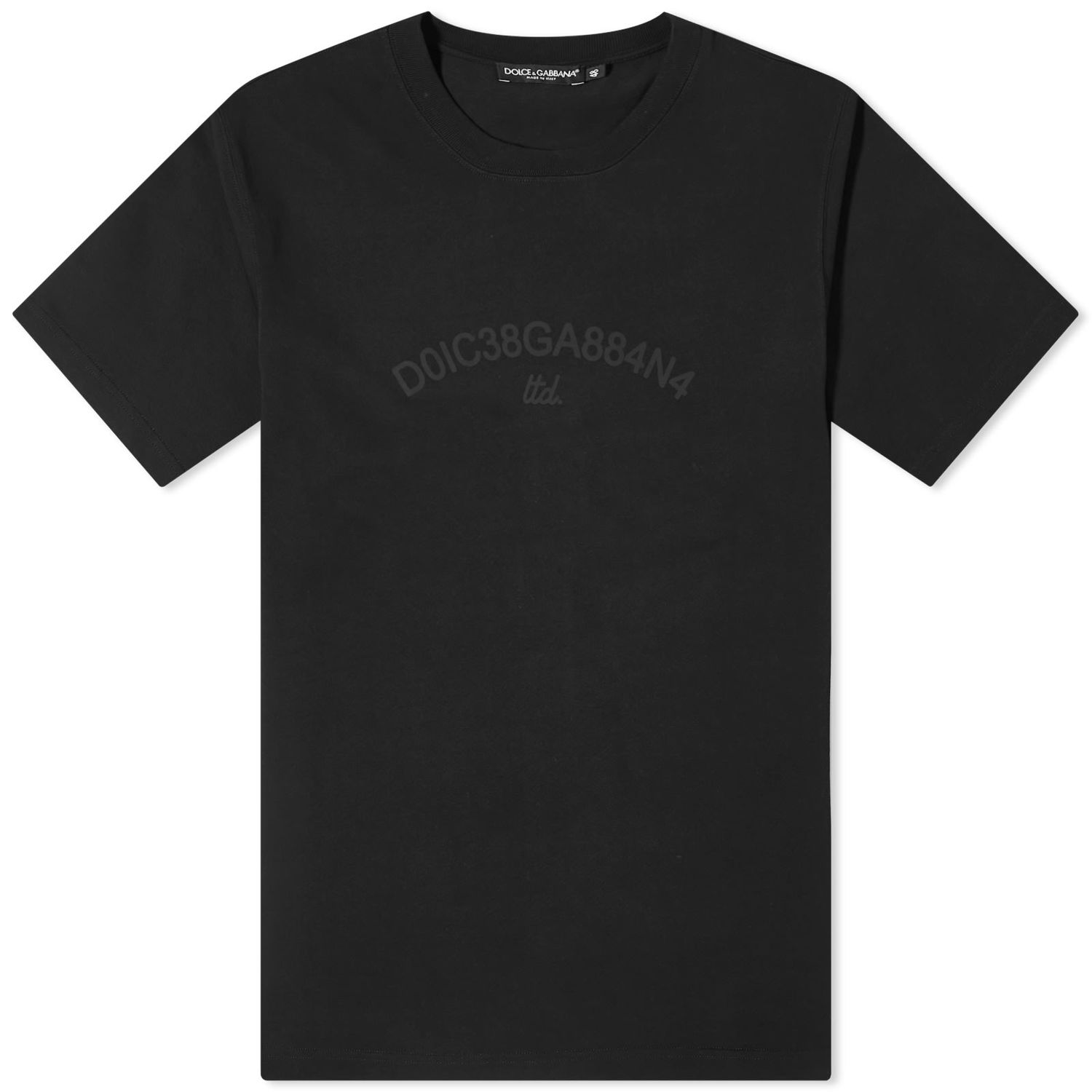 T-shirt Dolce & Gabbana Men's Number Logo T-Shirt Sort | G8PN9TG7M3K-N0000, 0