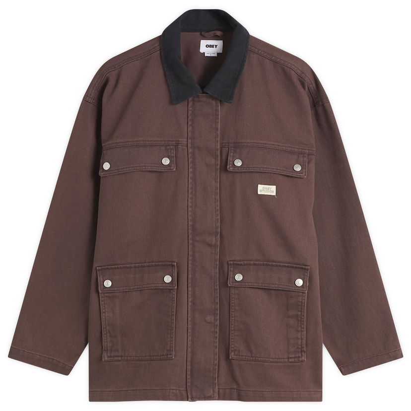 Jakke OBEY Fritz Jacket Brun | 221800437-CHO