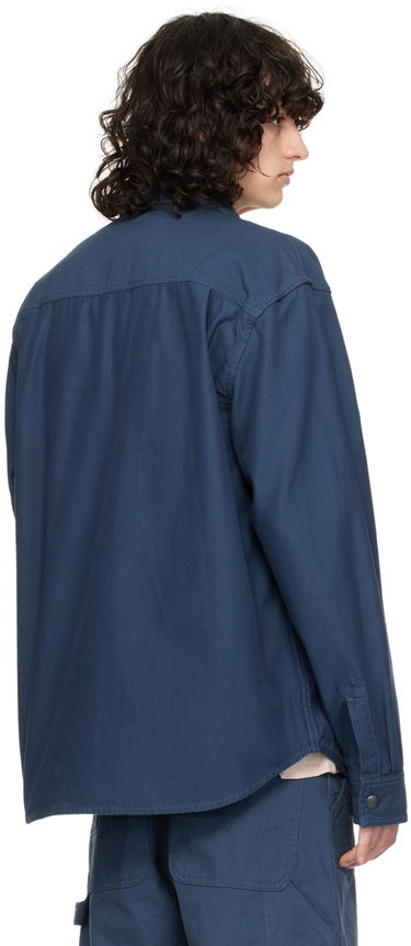 Skjorte Carhartt WIP Workwear Button-Up Shirt Jacket Blå | I033443, 2