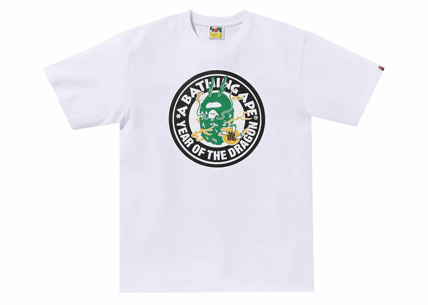 T-shirt BAPE BAPE Year Of The Dragon Tee White Hvid | 1K20-110-005, 0