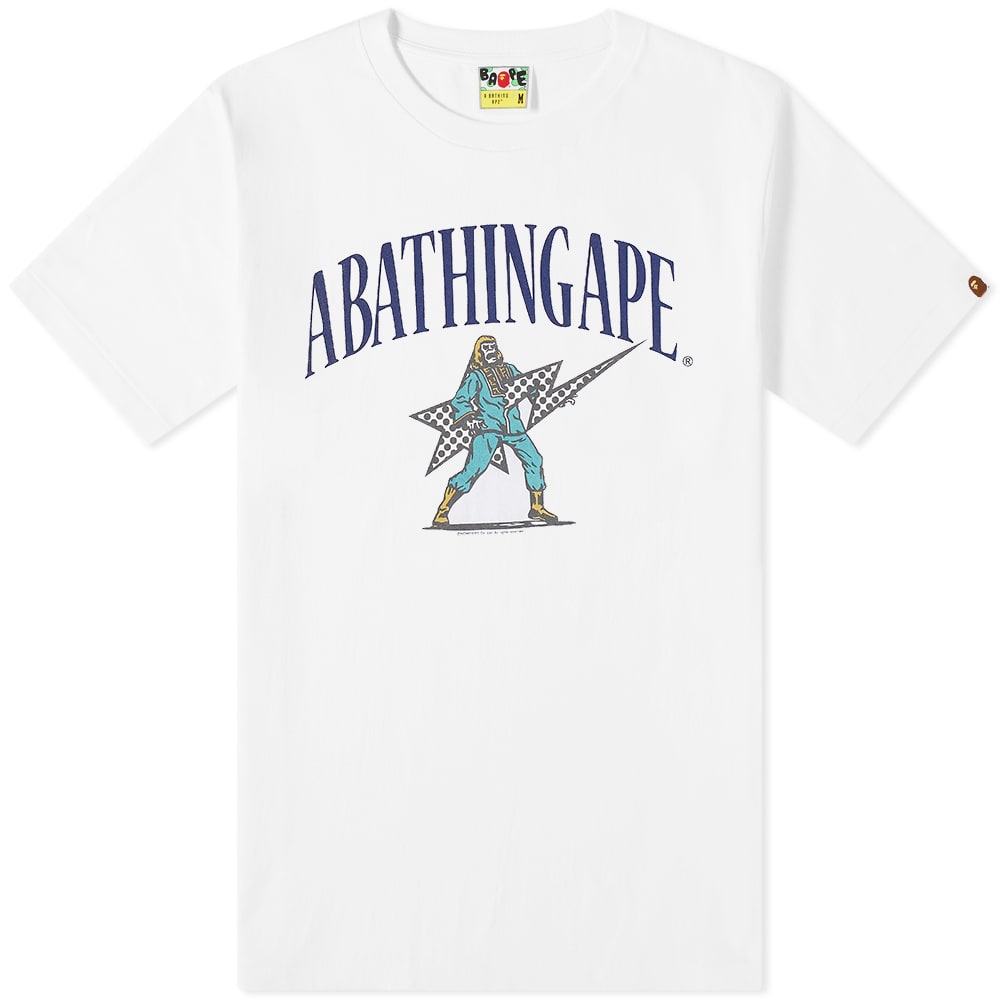 T-shirt BAPE A Bathing Ape Archive sta Tee White Hvid | 001TEI201014F-WHT, 0