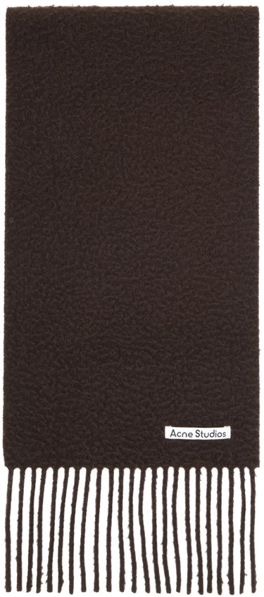 Tøj Acne Studios Fringe Scarf Brun | CA0283-, 0