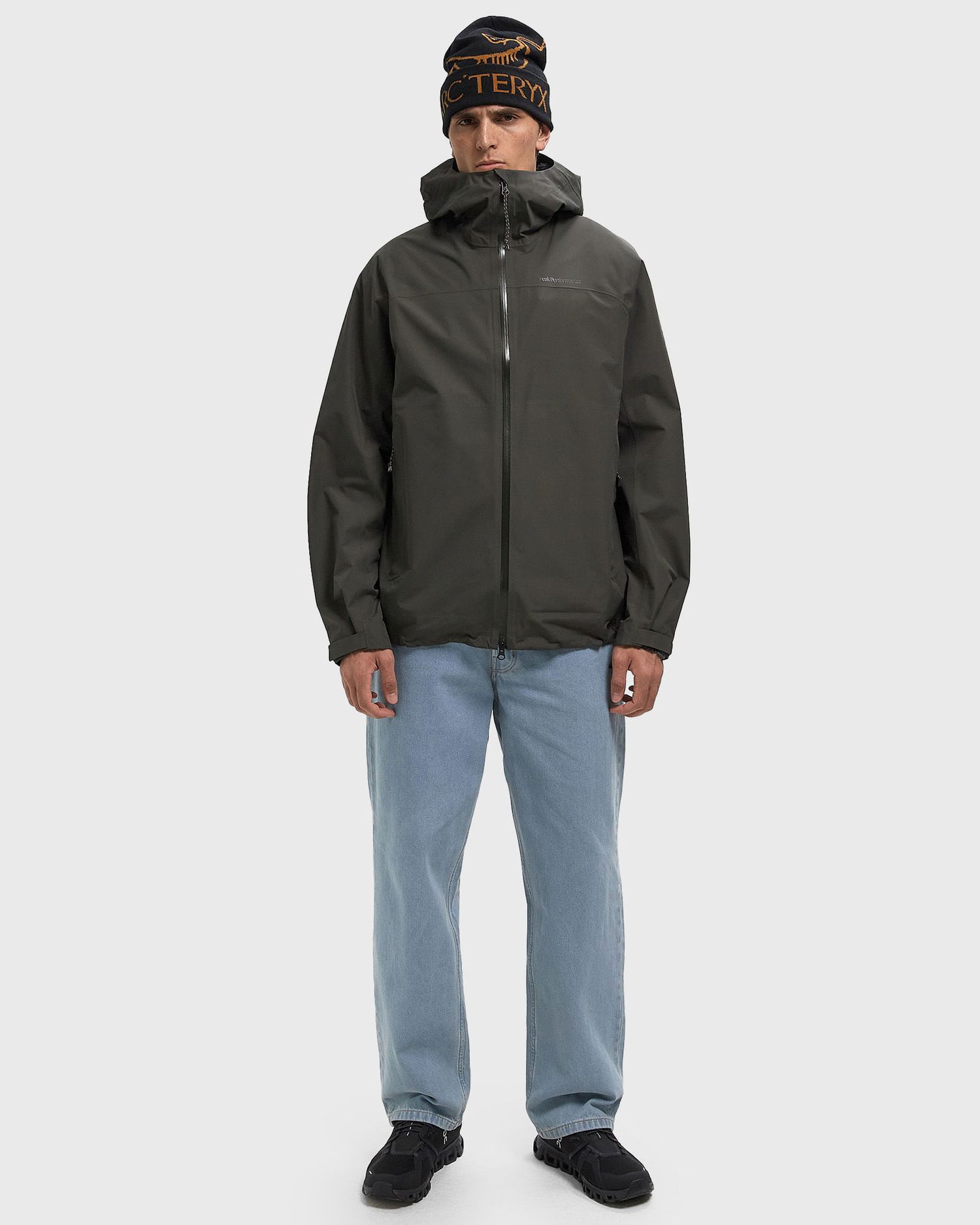 Vindjakke Peak Performance Treeline Shell Jacket Grå | G80856010, 1