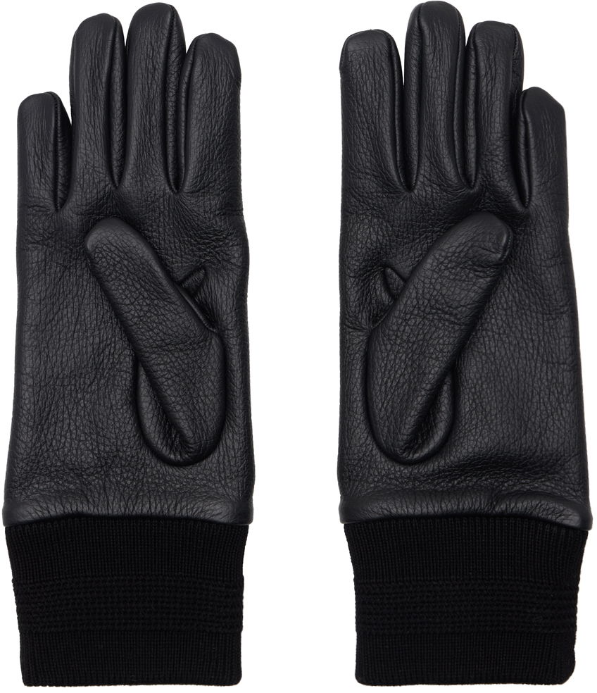 Handsker Burberry Leather Gloves Sort | 8095571, 1