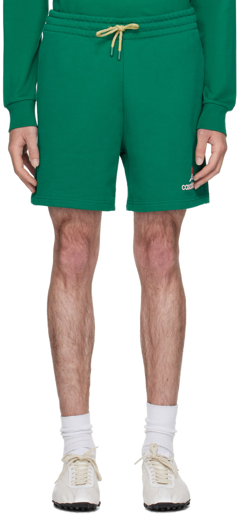 Shorts Casablanca Casablanca Montagne Sweat Shorts Grøn | MPF25-JTR-003-02