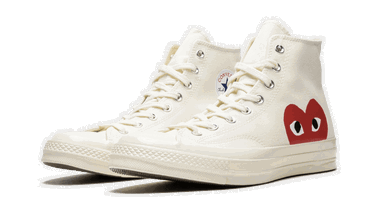Sneakers og sko Converse Comme des Garçons x Chuck Taylor All Star Hi "Milk" Beige | 150205C, 4