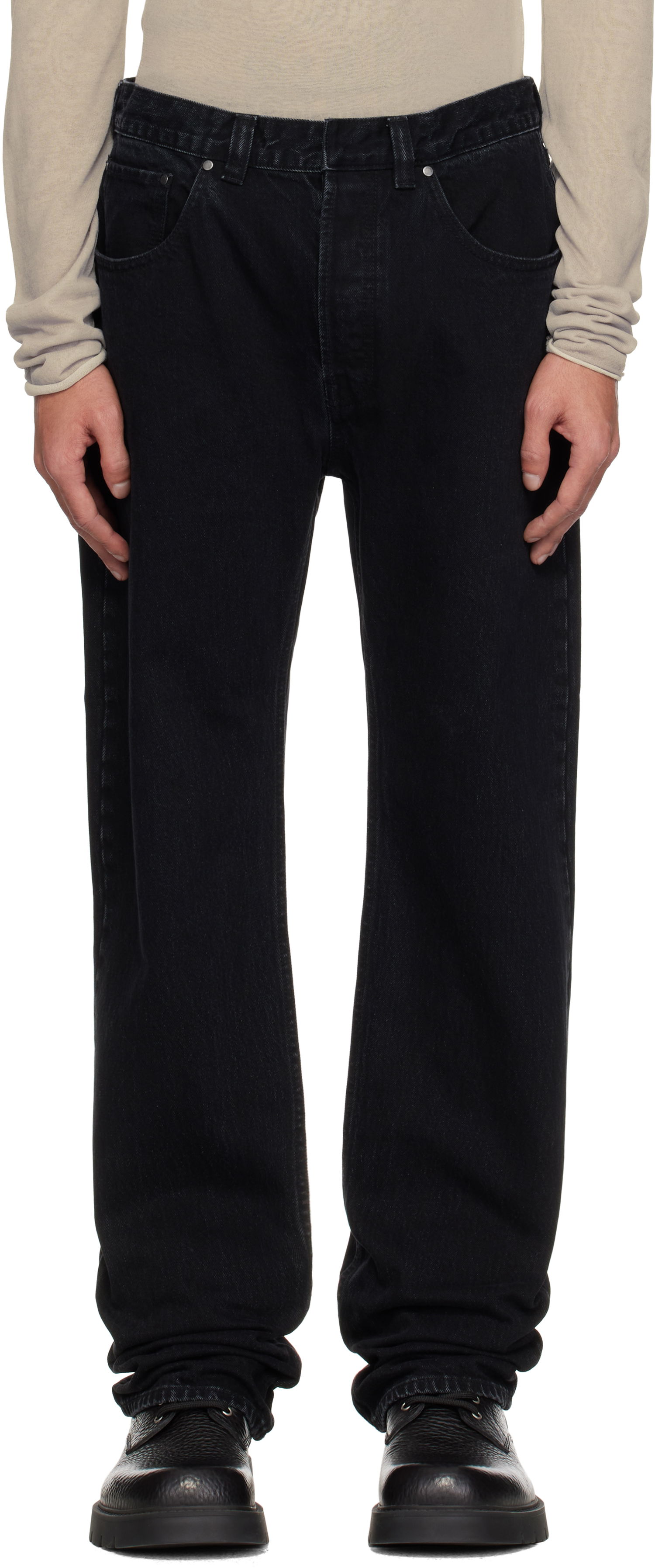 Jeans Entire Studios Entire Studios Slem Jeans Sort | ESM-S25-11004-MA, 0