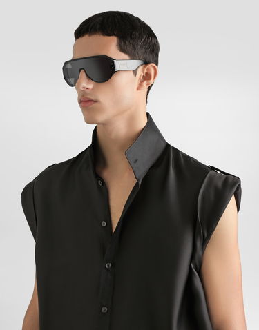 Skjorte Dolce & Gabbana Dolce & Gabbana Silk Twill Shirt Sort | G5NJ4TFU10SN0000, 3