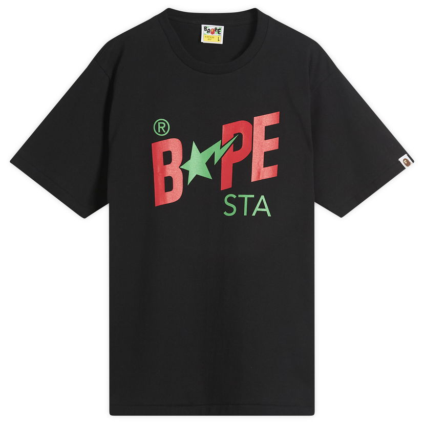 T-shirt BAPE Bathing Ape Colors Bape Sta T-Shirt, Size Large Sort | 001TEL301022M-BLK