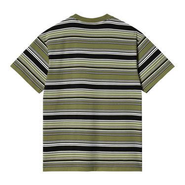 T-shirt Carhartt WIP S/S Lafferty T-Shirt "Lafferty Stripe/Kiwi" Grøn | I031603_1IN_XX, 2