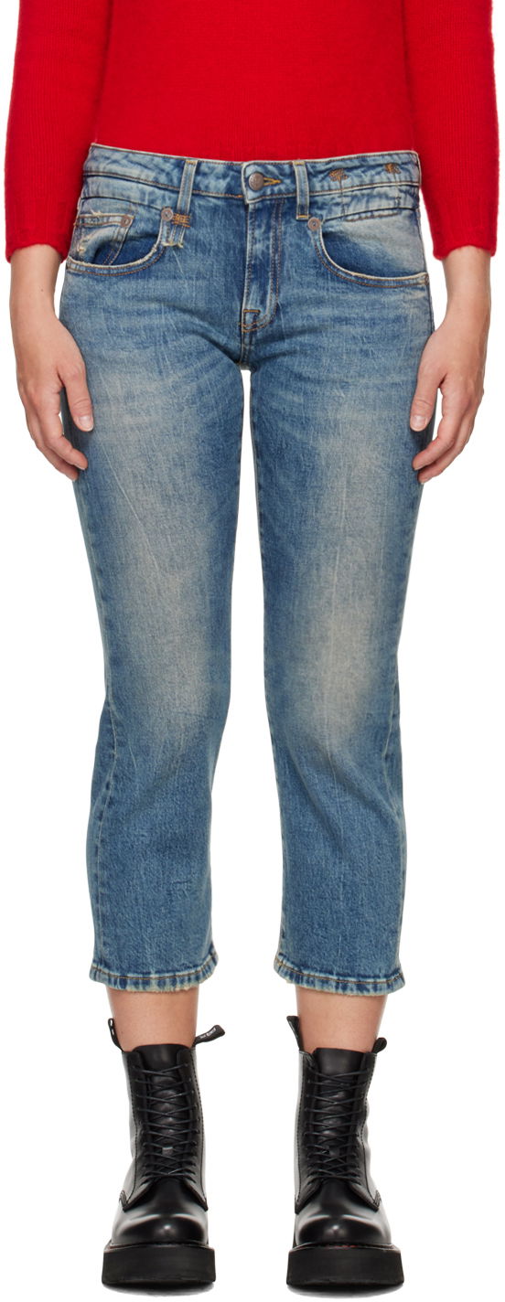 Jeans R13 R13 Boy Straight Jeans Blå | R13W0091-D081A