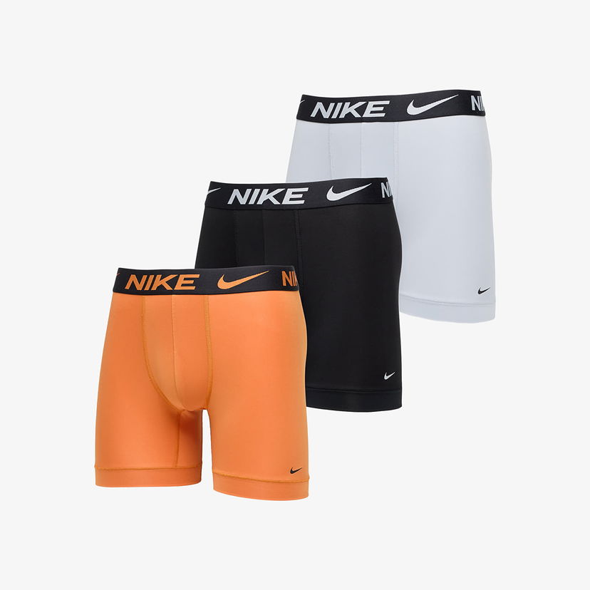 Boksere Nike Nike Dri-FIT Boxer Brief 3-Pack Hvid | 0000KE1157-EXO