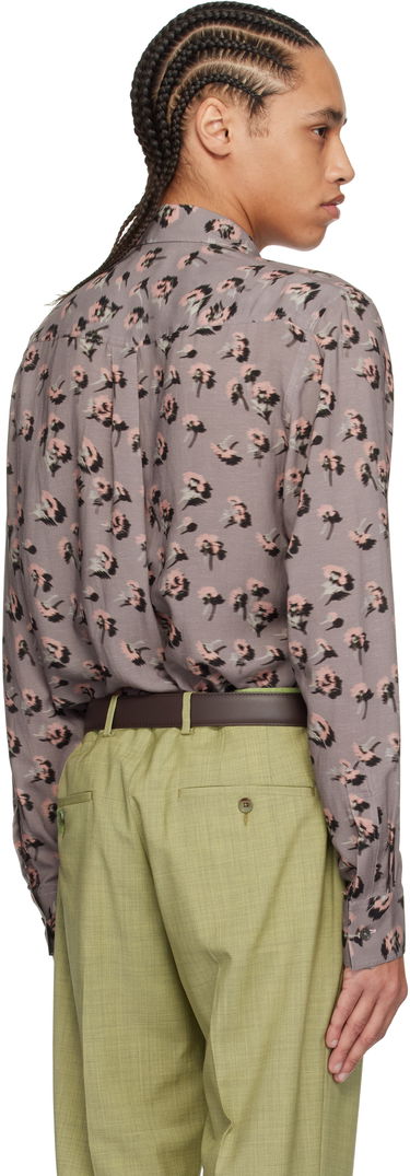 Skjorte Paul Smith Paul Smith Casual Fit Floral Shirt Grå | M1R-389Z-P02577-55, 2