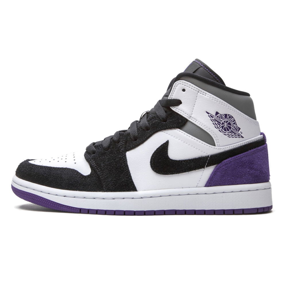 Sneakers og sko Jordan Air Jordan 1 Mid SE "Varsity Purple" Sort | 852542-105, 0