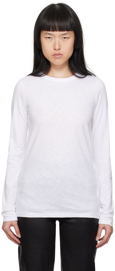 T-shirt rag & bone 'The Slub' Long Sleeve T-shirt Hvid | W275C51CH, 0