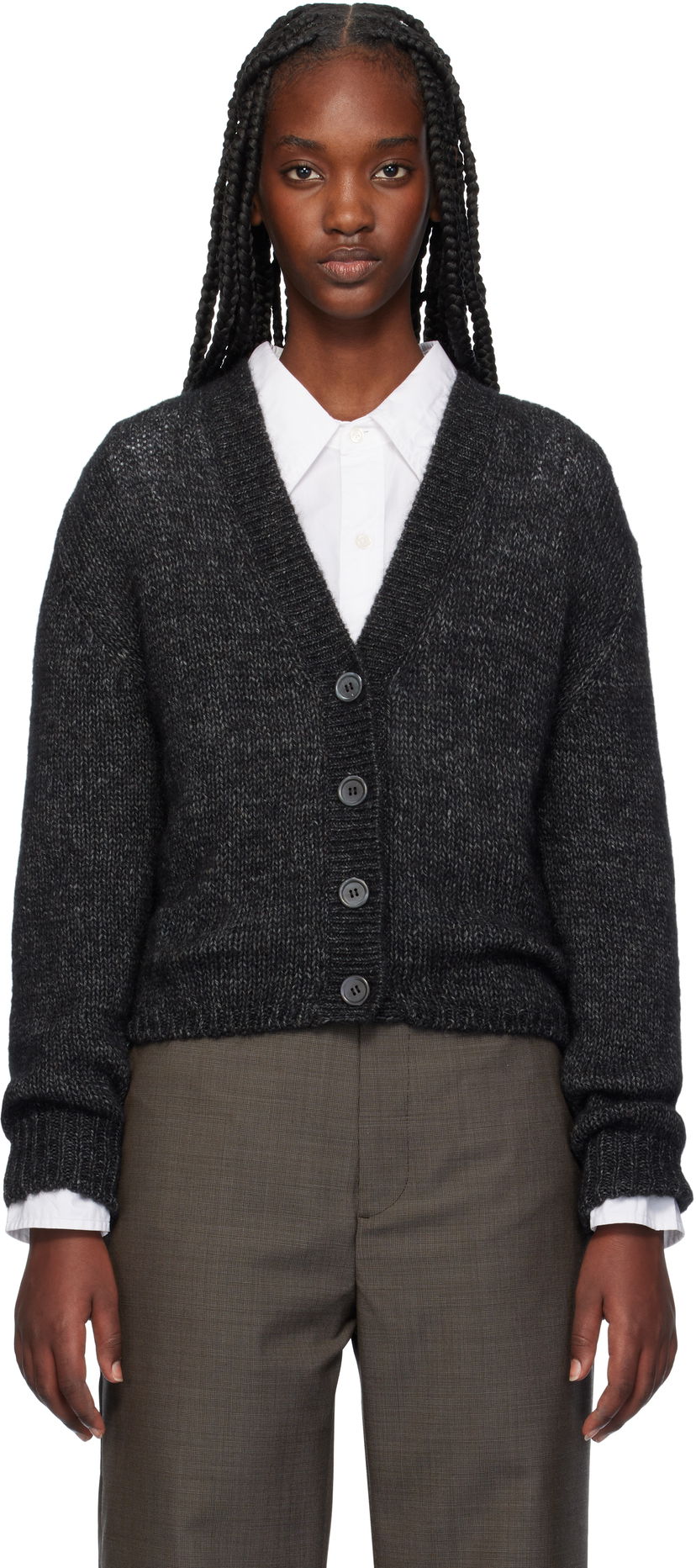 Sweater OUR LEGACY Academy Knit Cardigan Sort | W4243AP