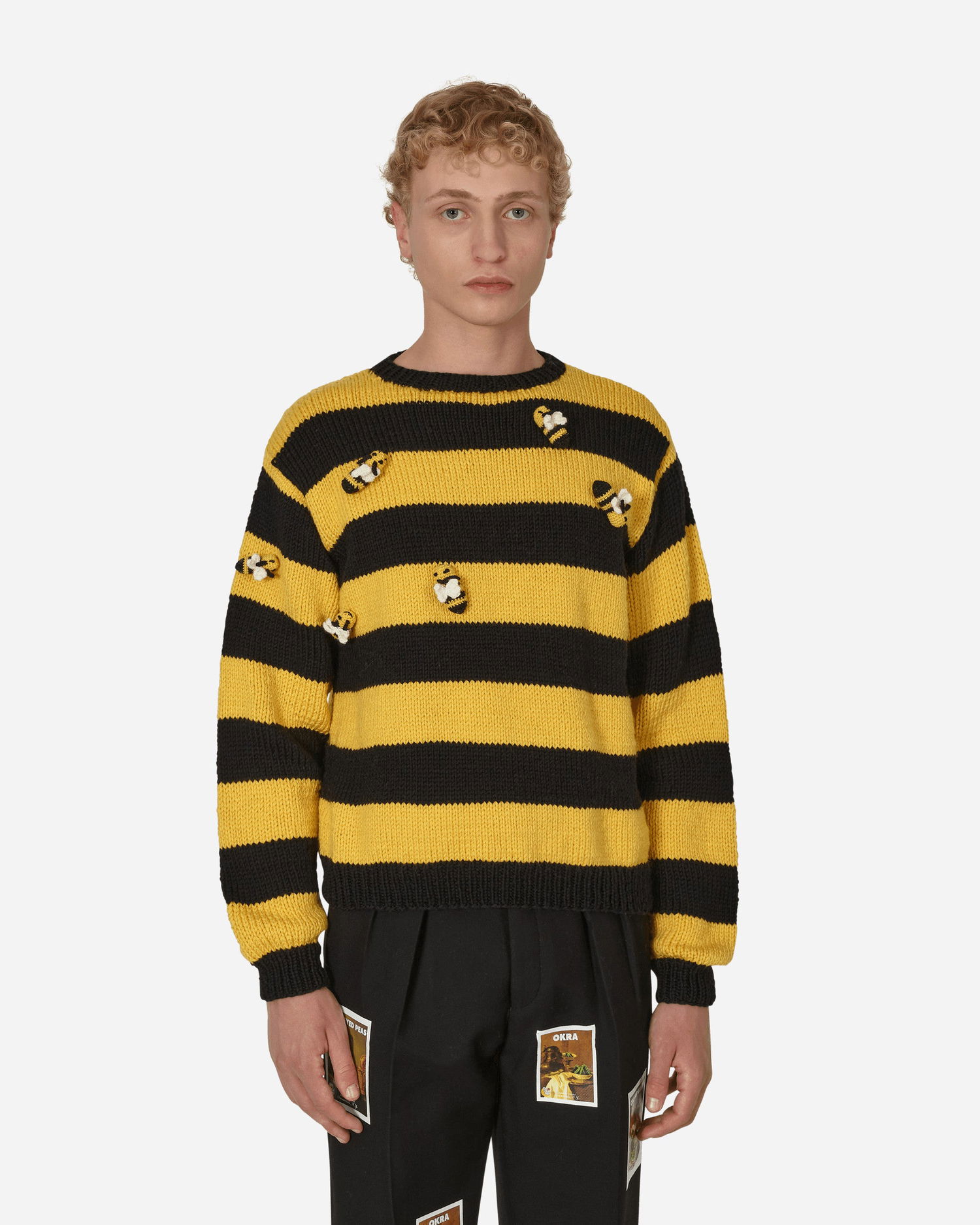 Sweater Sky High Farm Hand Knit Bee Knit Sweater Flerfarvet | SHF02N003 1, 0
