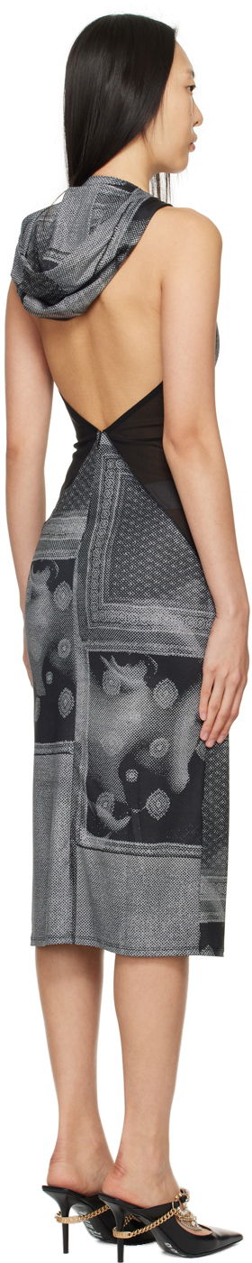 Kjole Miaou Miaou Joan Print Midi Dress Grå | 5042VISSCI, 2