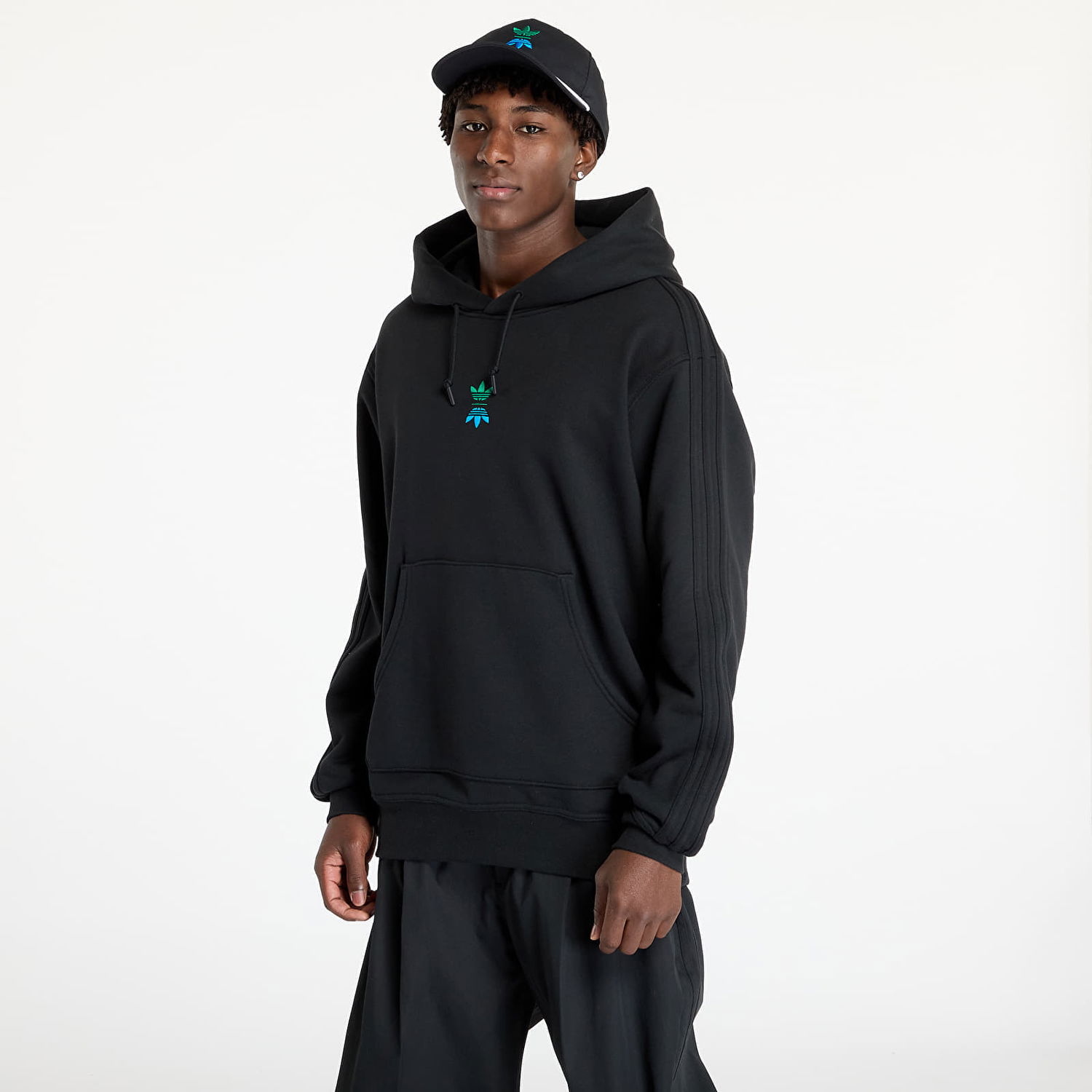 Sweatshirt adidas Originals Rolling Links Hoodie Black Sort | IW6657, 0