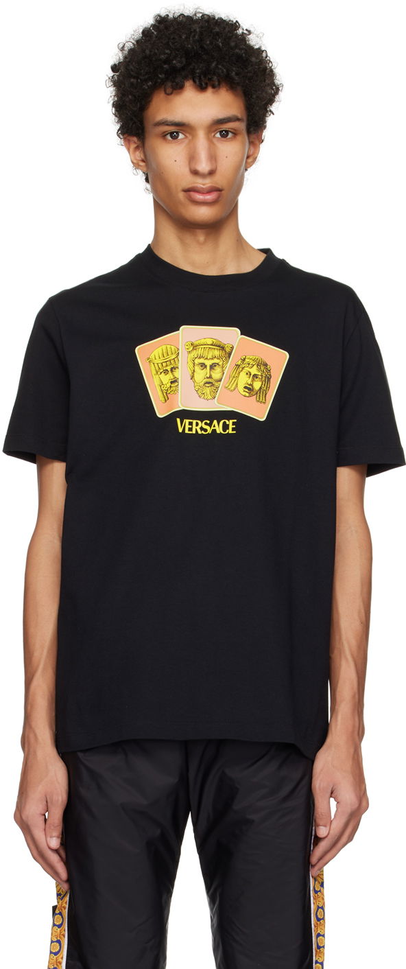T-shirt Versace 'Le Maschere' Sort | 1009329 1A06787, 0