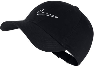 Kasket Nike Heritage 86 Essential Swoosh Sort | 943091-010, 0