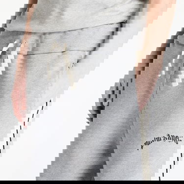 Joggingbukser Palm Angels Palm Angels Curved Logo Sweatpants Grå | PMCH02BS25FLE0010810, 4