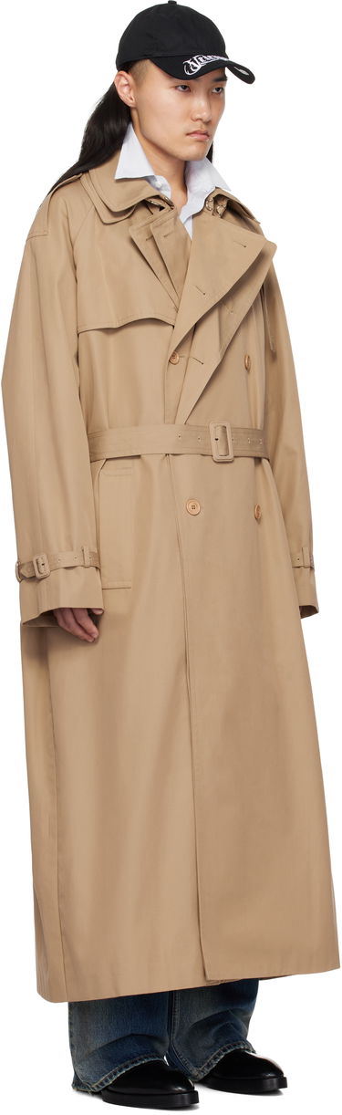 Trenchcoat VETEMENTS Vetements Runway Double Trench Coat Beige | UA66CO400S, 1