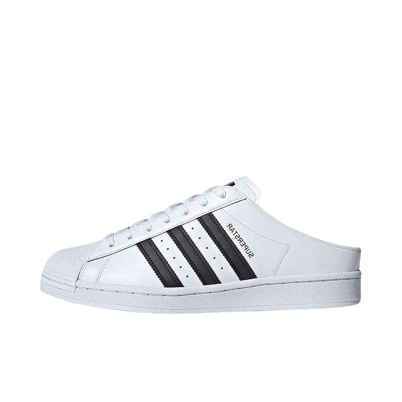 Sneakers og sko adidas Originals Superstar Mule Cloud White Core Black Hvid | FX0527