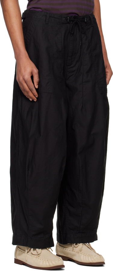 Cargo bukser Needles NEEDLES H.D. Wide-Leg Trousers Grøn | QV153, 4