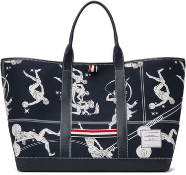 Mulepose Thom Browne Thom Browne Olympic Constellation Medium Tool Tote Mørkeblå | MAG389A-F0891, 0