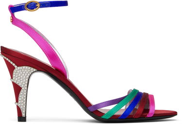 Tilbehør Valentino Valentino Garavani Ladycrush Satin Heeled Sandals Flerfarvet | 6W2S0LD3CXN, 0