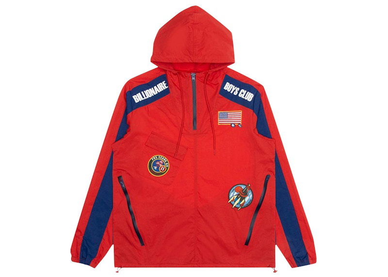 Vindjakke BILLIONAIRE BOYS CLUB Billionaire Boys Club Tech Anorak Rød | 8917404RED, 0