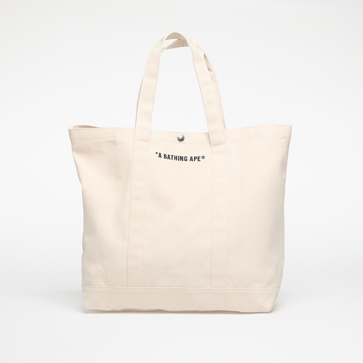 Mulepose BAPE A BATHING APE Big Ape Head Tote Bag Universal Beige | 001BAL801005MIVY, 1