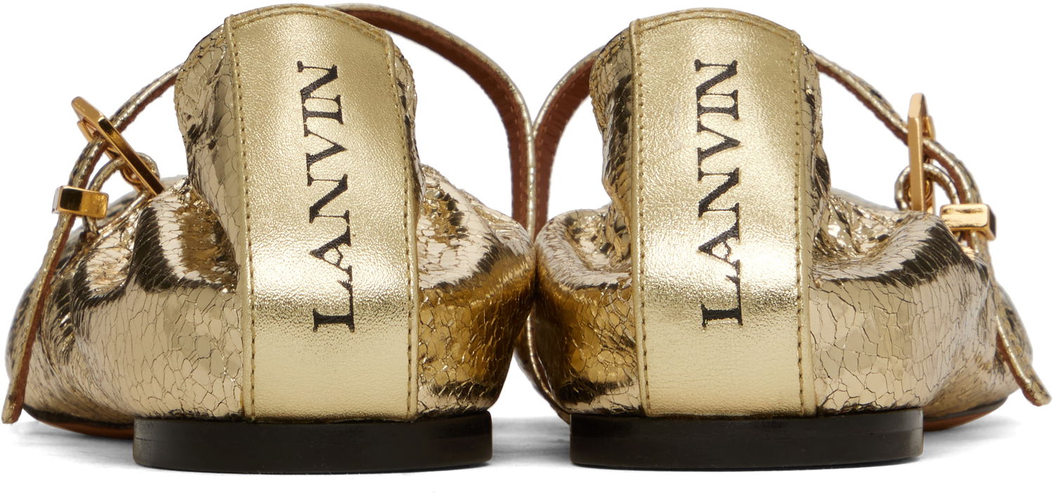 Sneakers og sko LANVIN Mary Jane Ballerina Flats Metalisk | FW-BAMB05-CRCA-H24, 1