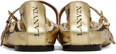 Sneakers og sko LANVIN Mary Jane Ballerina Flats Metalisk | FW-BAMB05-CRCA-H24, 1