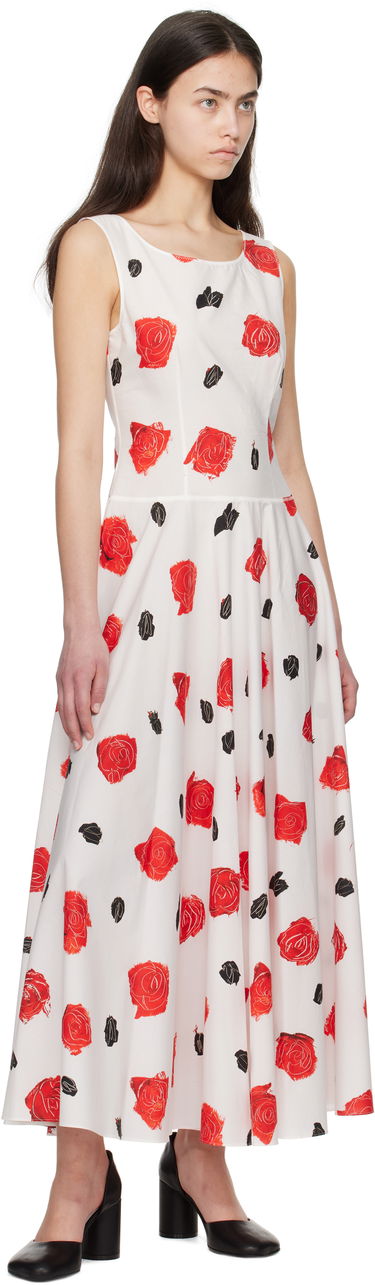Kjole Marni Marni Iris Cotton Poplin Maxi Dress Hvid | ABMA1446A0 UTC501, 3
