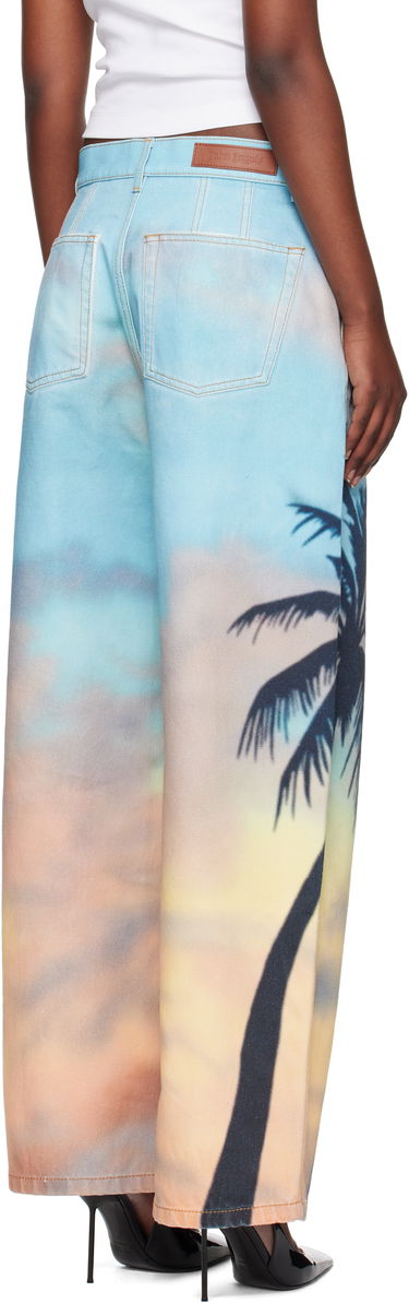Jeans Palm Angels Palm Angels Sunrise Palm Baggy Jeans Flerfarvet | PWYB040S25DEN0018410, 2