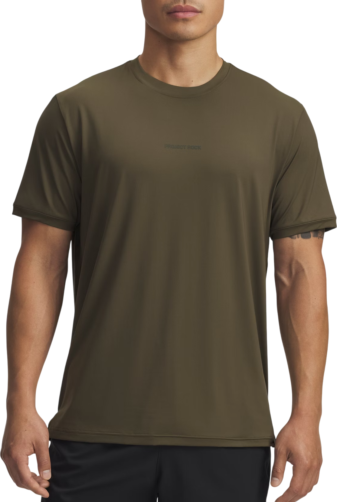 T-shirt Under Armour Project Rock Iso Chill Performance T-Shirt Grøn | 6007149-308, 0